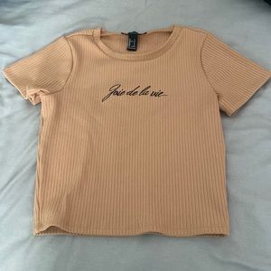 Forever 21 Nude Shirt